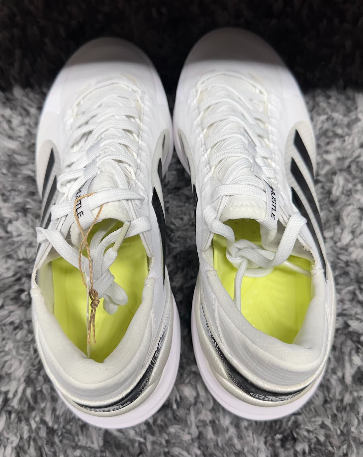 Adidas Softball Cleats Womens Size 9 White PureHustle 2 Elite Metal Spike 6