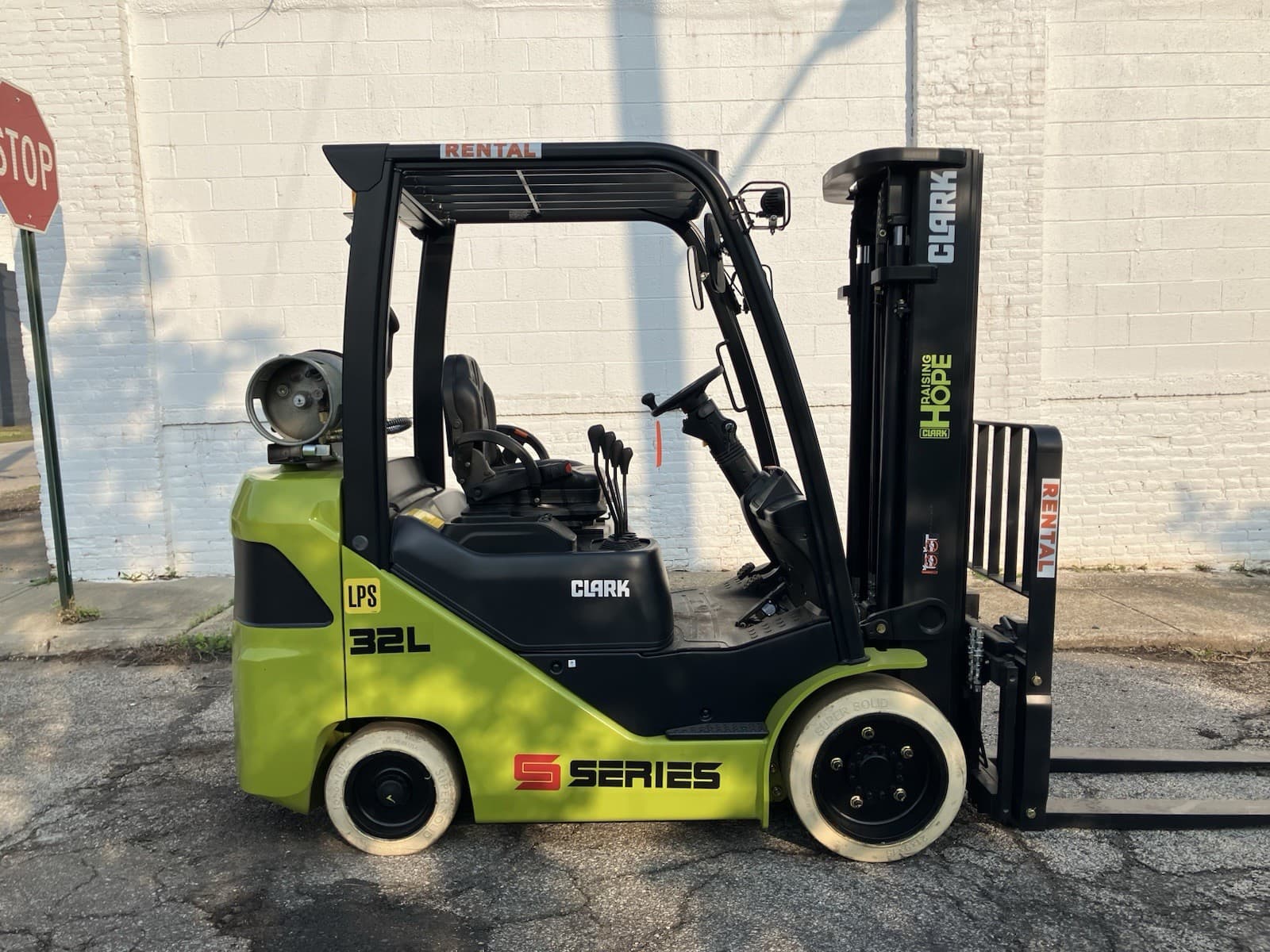 2023 Clark 6500 LB Forklift With Side Shift Triple Mast 4 Ways LPS