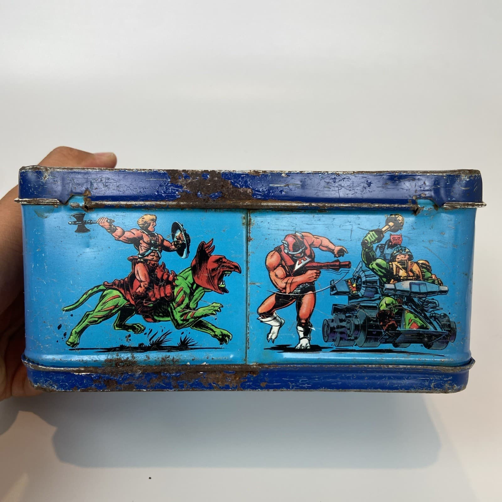 1983 Masters of the Universe Lunch Box & Thermos Vintage Lunchbox He-Man VTG 80s 6