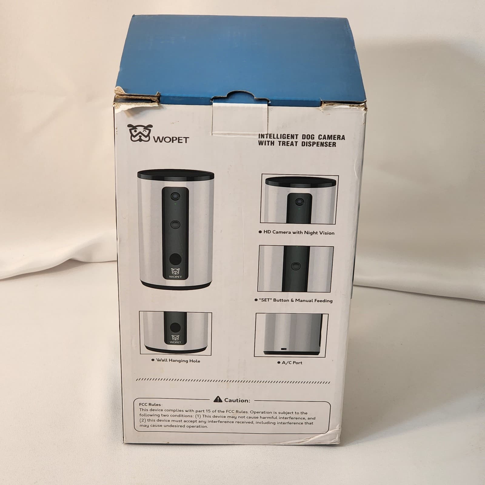 WOPET Intelligent Dog Camera With Treat Dispenser - Open Box 4