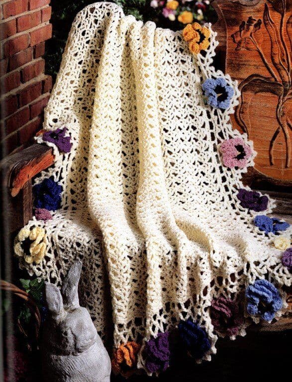 128 PG LEISURE ARTS HOME SWEET HOME AFGHANS 51 BEAUTIFUL DESIGNS 4