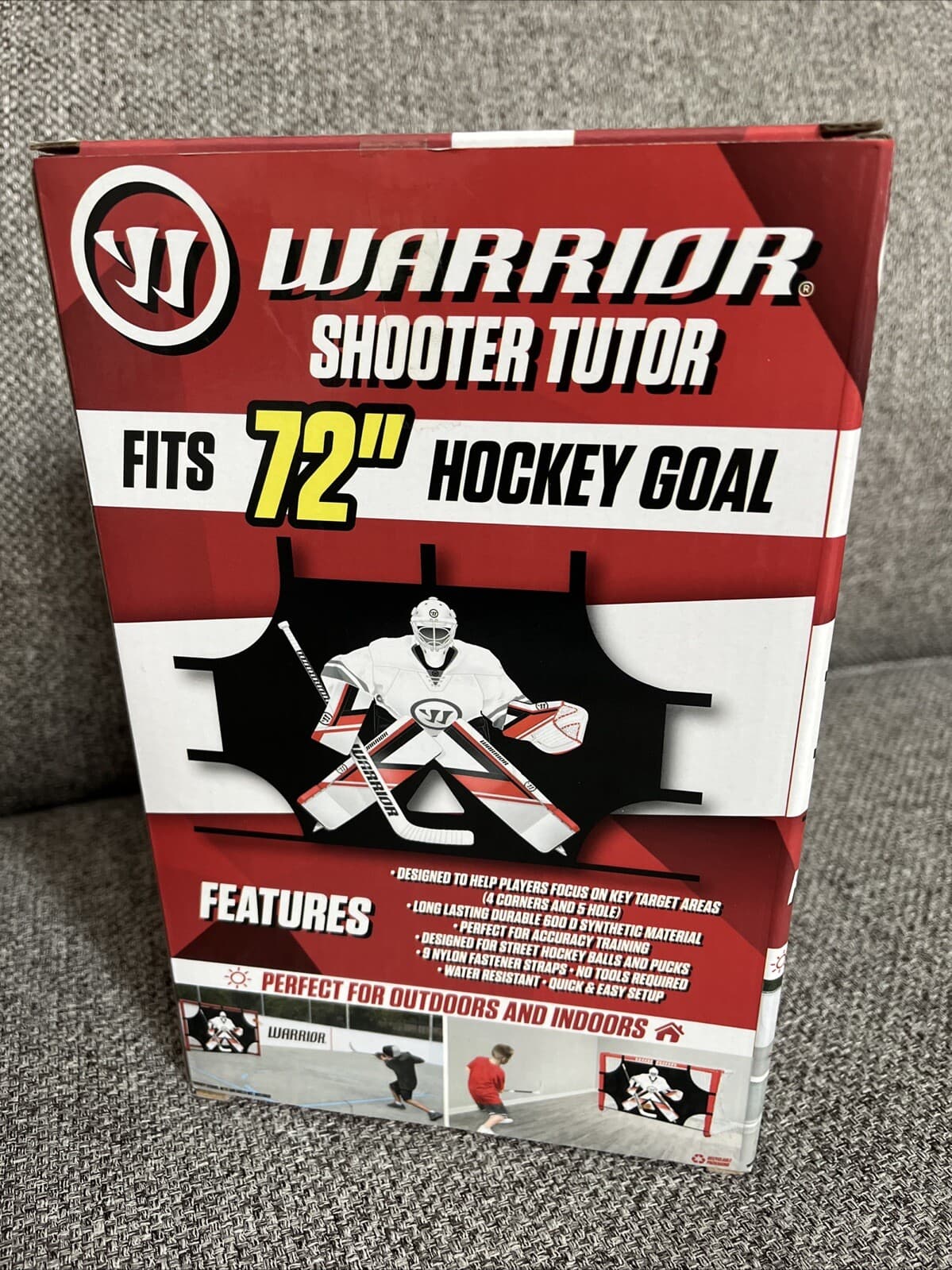 Warrior 72” Street Hockey Shooter Tudor With 5 Scoring Goal Zones. (BRAND NEW)
