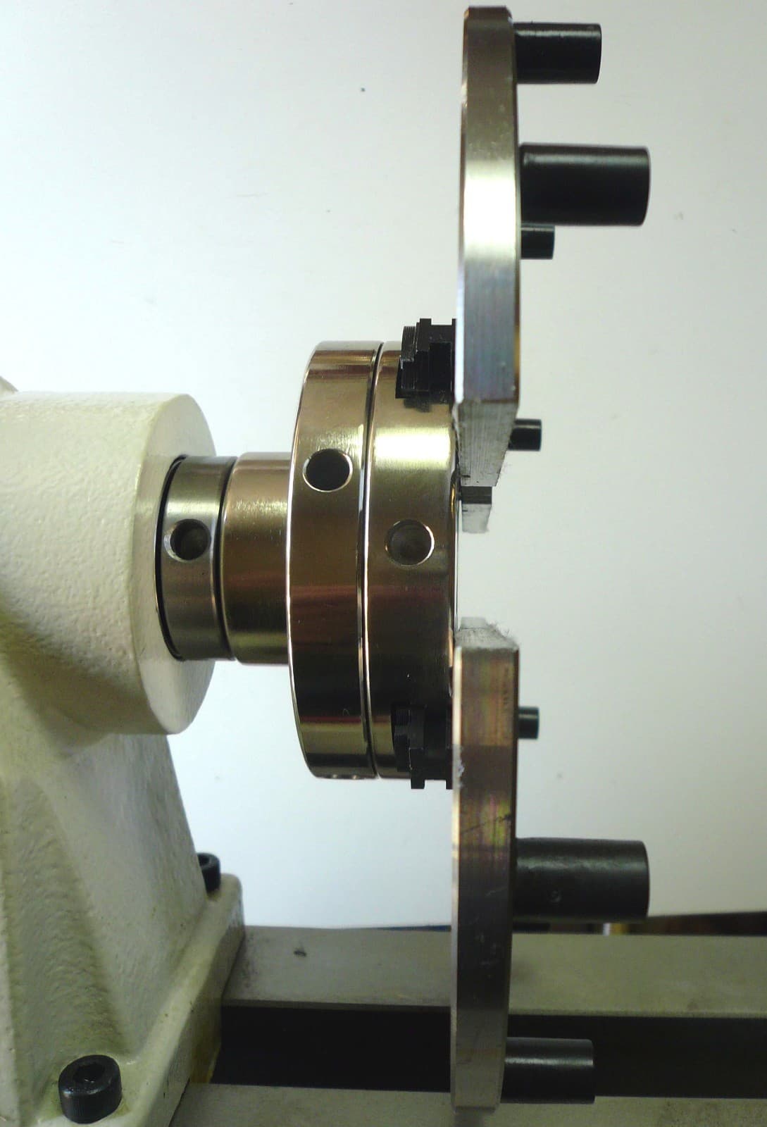 Wood Lathe Bowl Chuck with 8" Jumbo Jaws + 2 Jaw Sets Fits Shopsmith 5/8" New 2