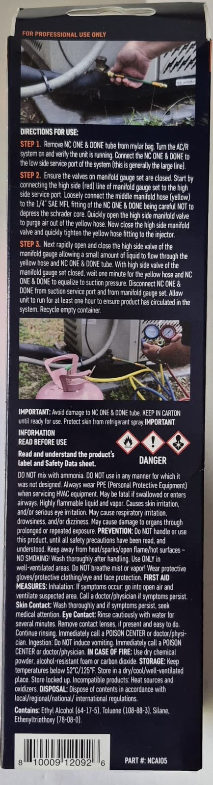 National Chemicals Refrigeration Leak Stop, 1.5 To 5 Ton Formulation 2