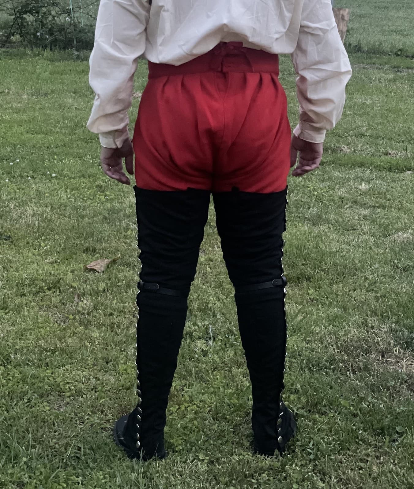 Black Over-The-Knee Gaiters - F&I, Revolutionary War 5