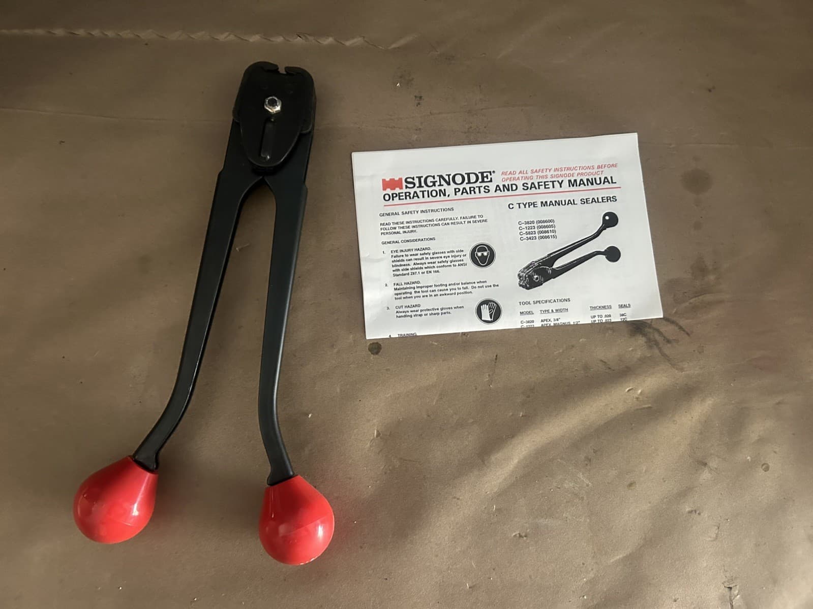 Signode C-3423 Manual Sealer