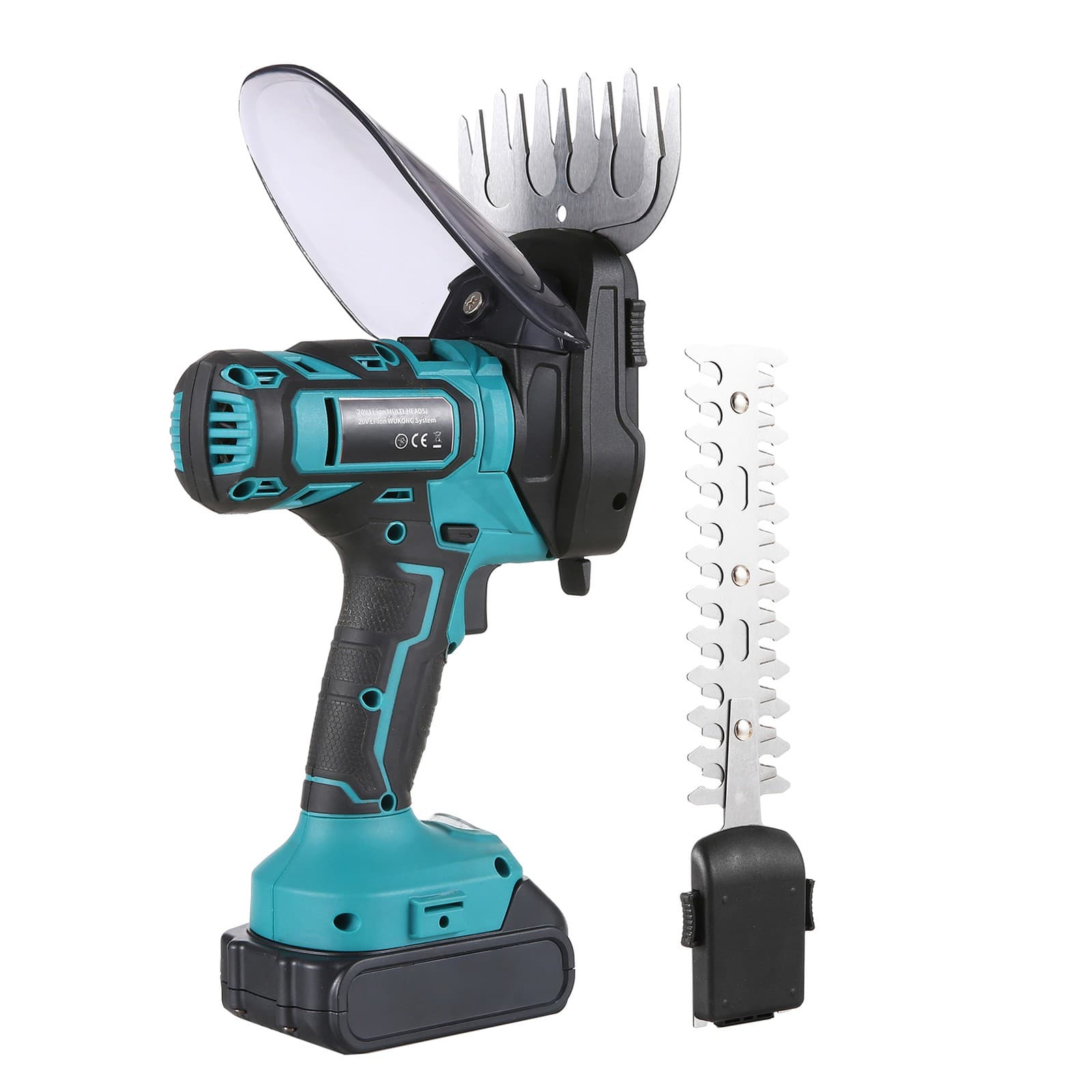 1-20V Cordless Grass Trimmer 2000mAh 2 In 1 Handheld Electric Lawn Trimmer DHUL 6