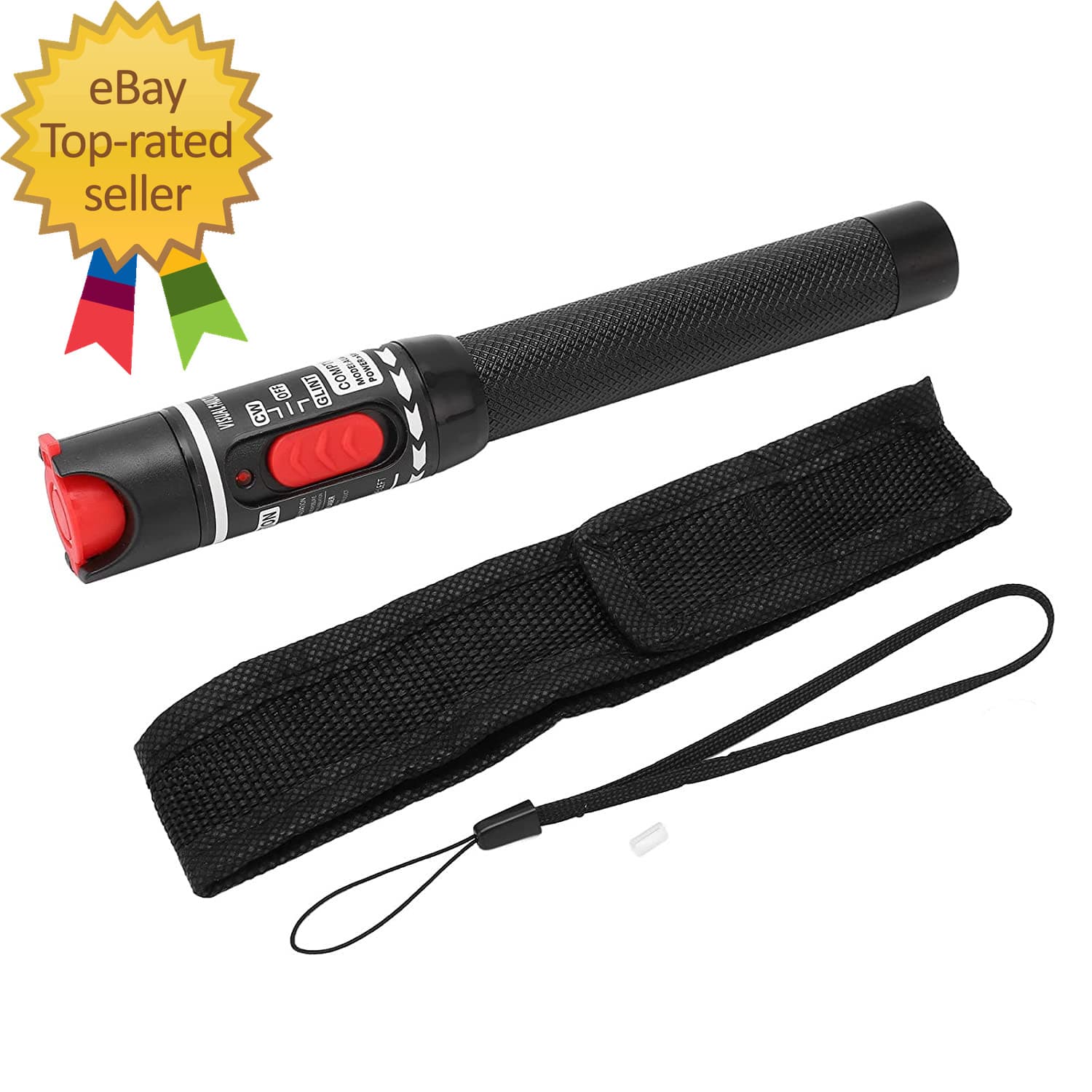 Visual Fault Locator 50KM 50Mw Fiber Optic Cable Tester Meter VFL Red Light Pen 2