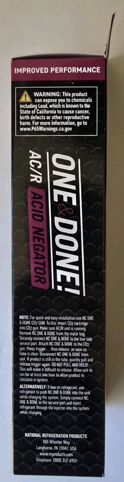 National Chemicals NCAN5 Acid Negator Refrigeration Additive 2