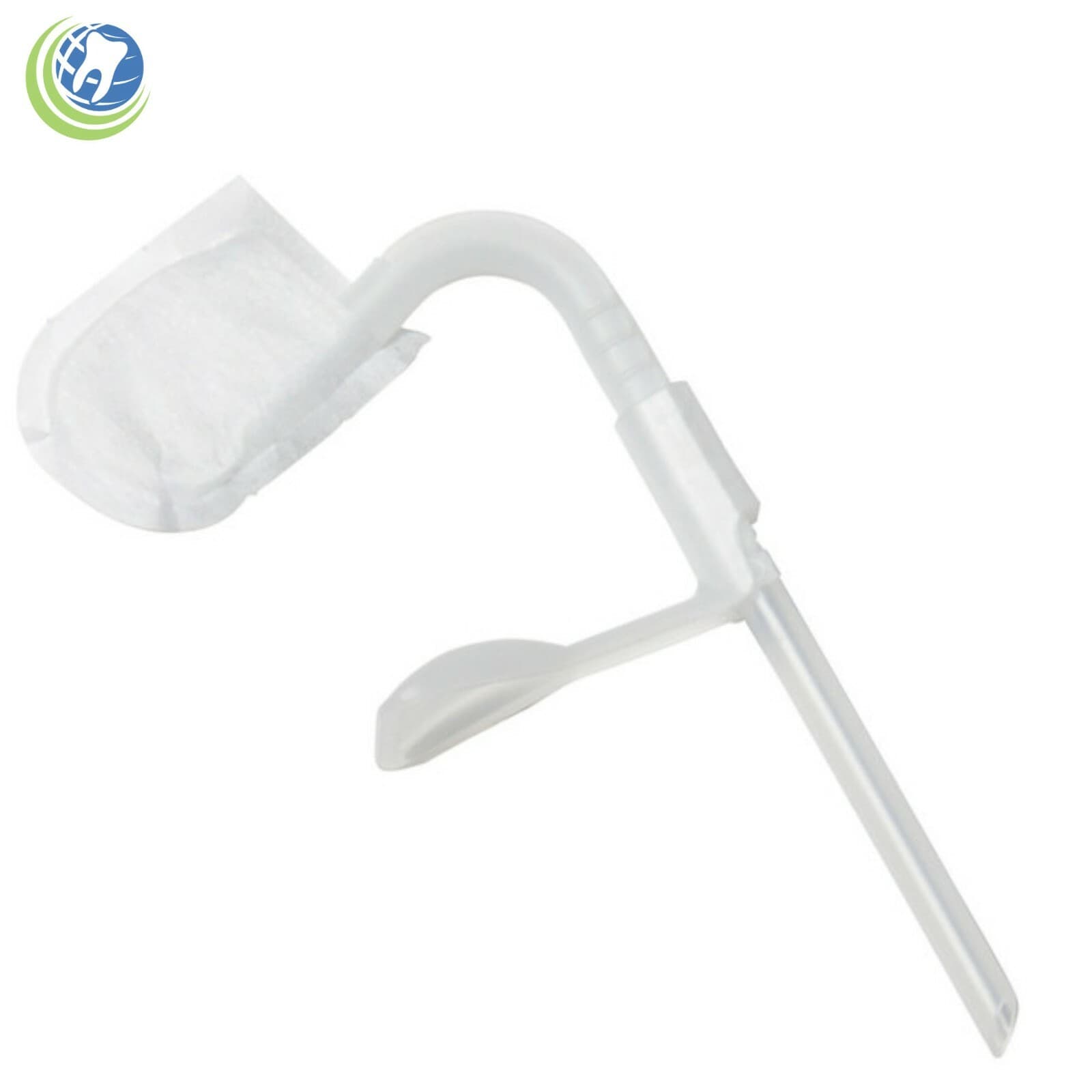 10 X Dental Disposable Lingua-Fix Saliva Dry Field Isolation Ejectors White 2