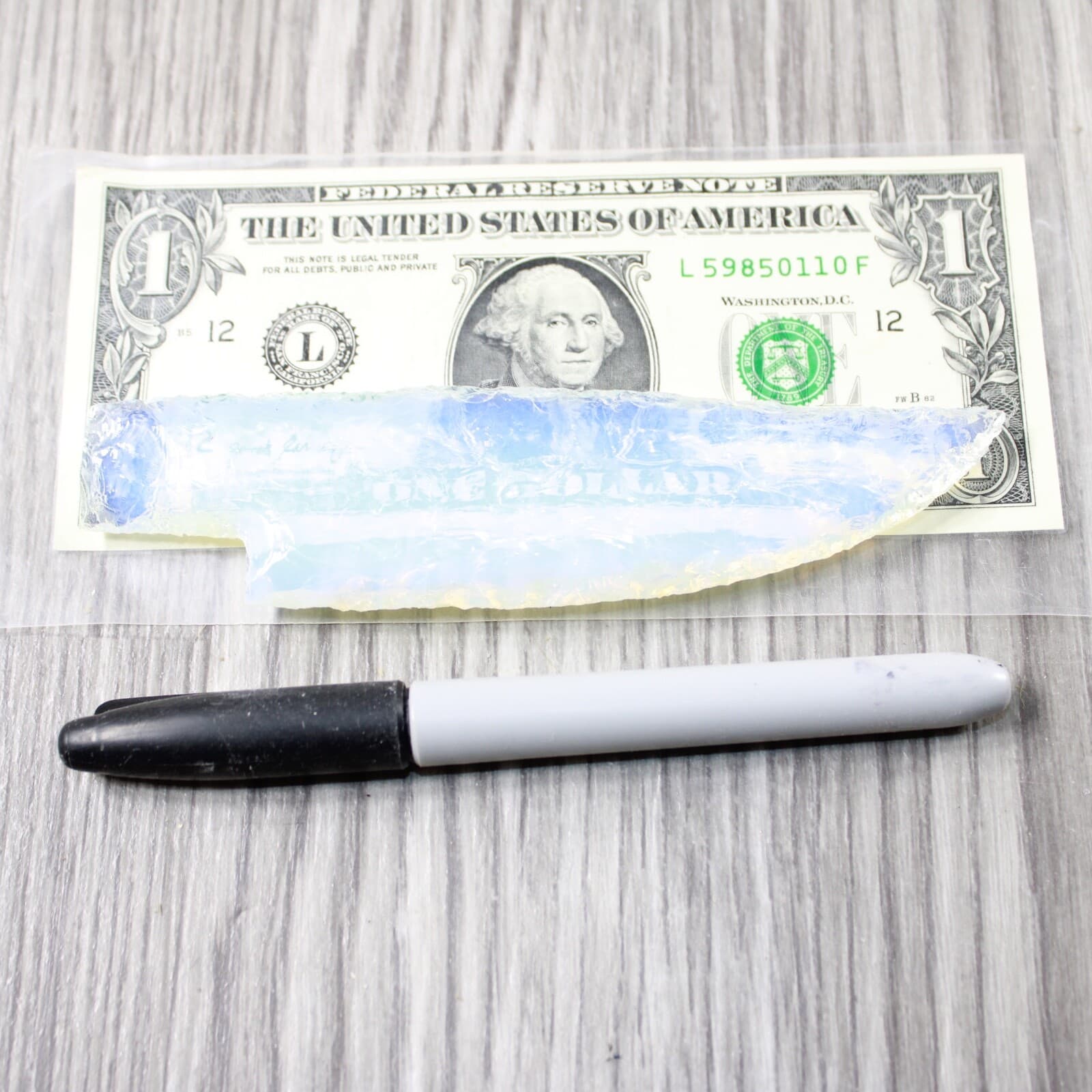 1 Opalite Ornamental Knife Blade  #874-1 Mountain Man Knife 4