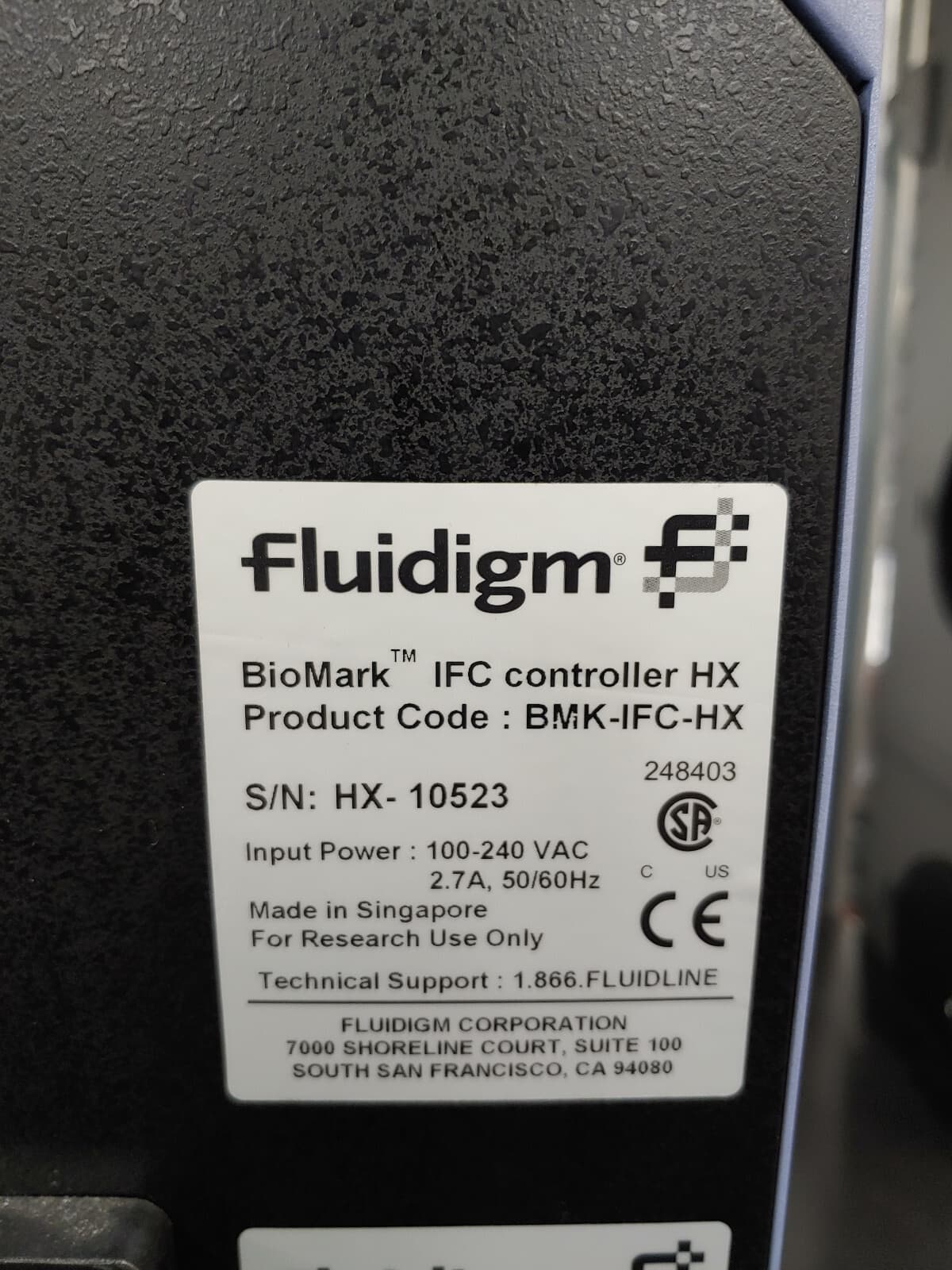 FLUIDIGM BioMark IFC Controller HX 4