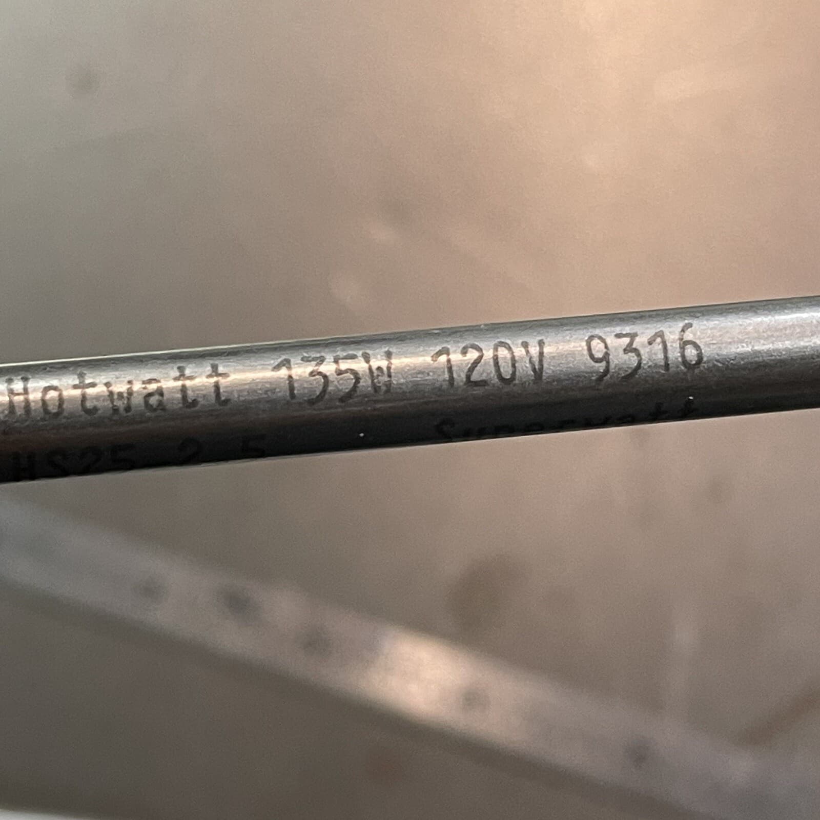 Hotwatt HS25-2.5 9316 Cartridge Heater Element 135W 120V 2