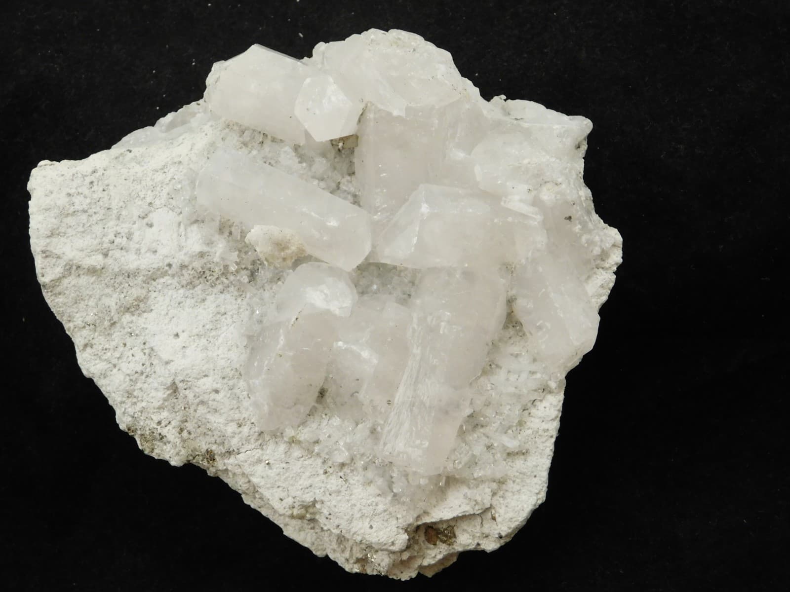 FLUORESCENT Calcite Crystal Cluster w/ PYRITE Crystals! 100% Natural Peru 188gr 6