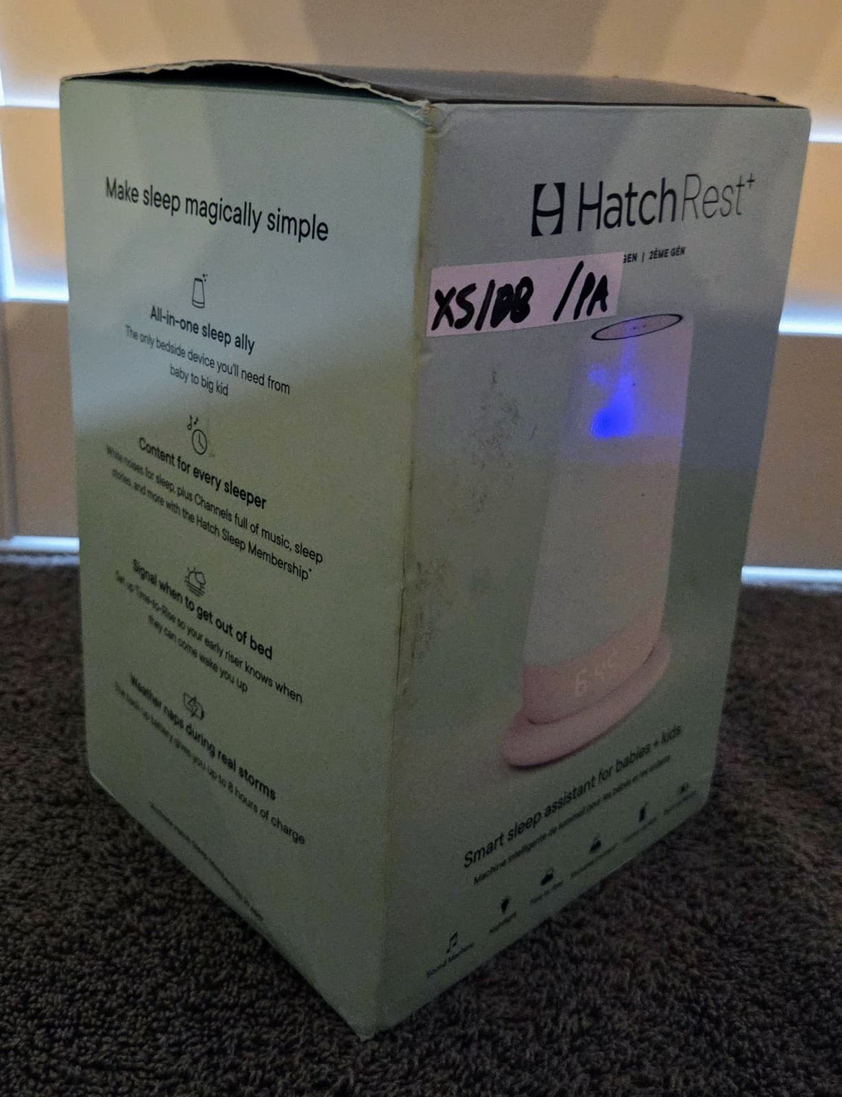 Hatch Rest Sound Machine 2nd Gen Smart Sleep White Noise Nightlight WiFi OpenBox 4