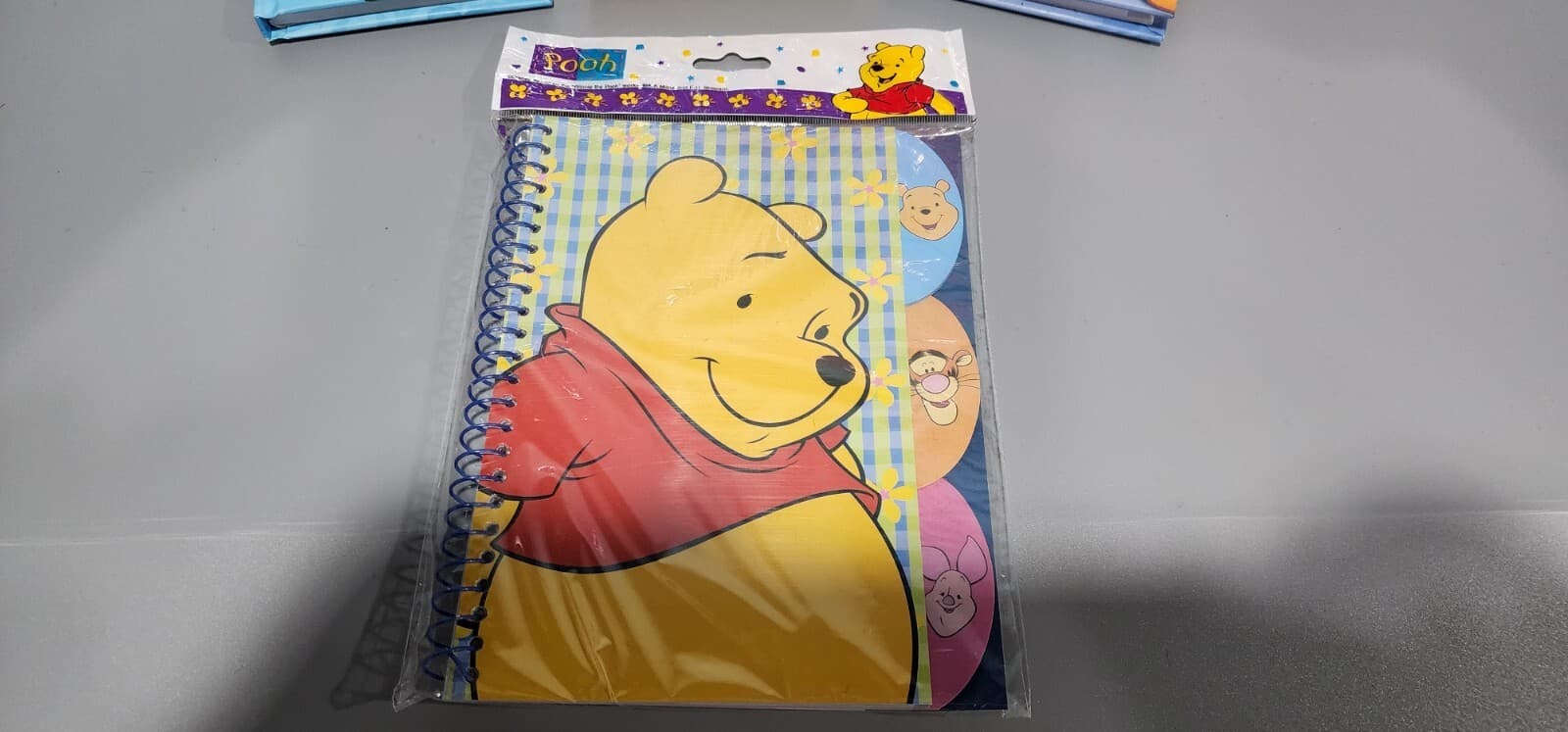 2 Disney Licensed Winnie the Pooh Drawstring Backpack Sling w/ Address Books  5