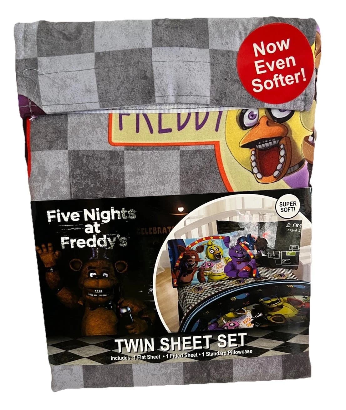Five Nights At Freddy's "Security Camera" 3pc Twin Sheet Set: 5