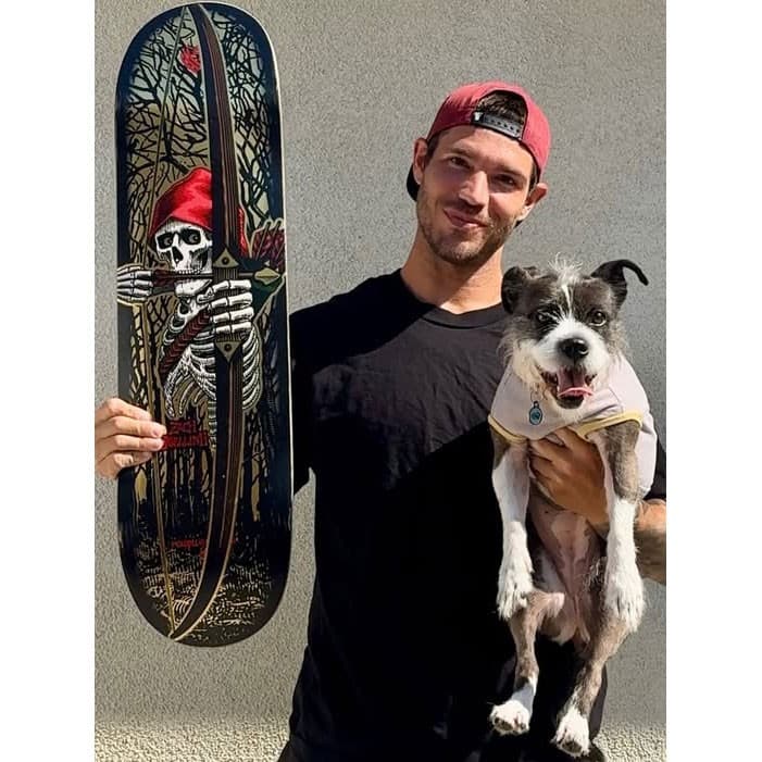 Powell Peralta Skateboard Deck Flight Zach Doelling Archer Twin Gold Foil 8.3"  4