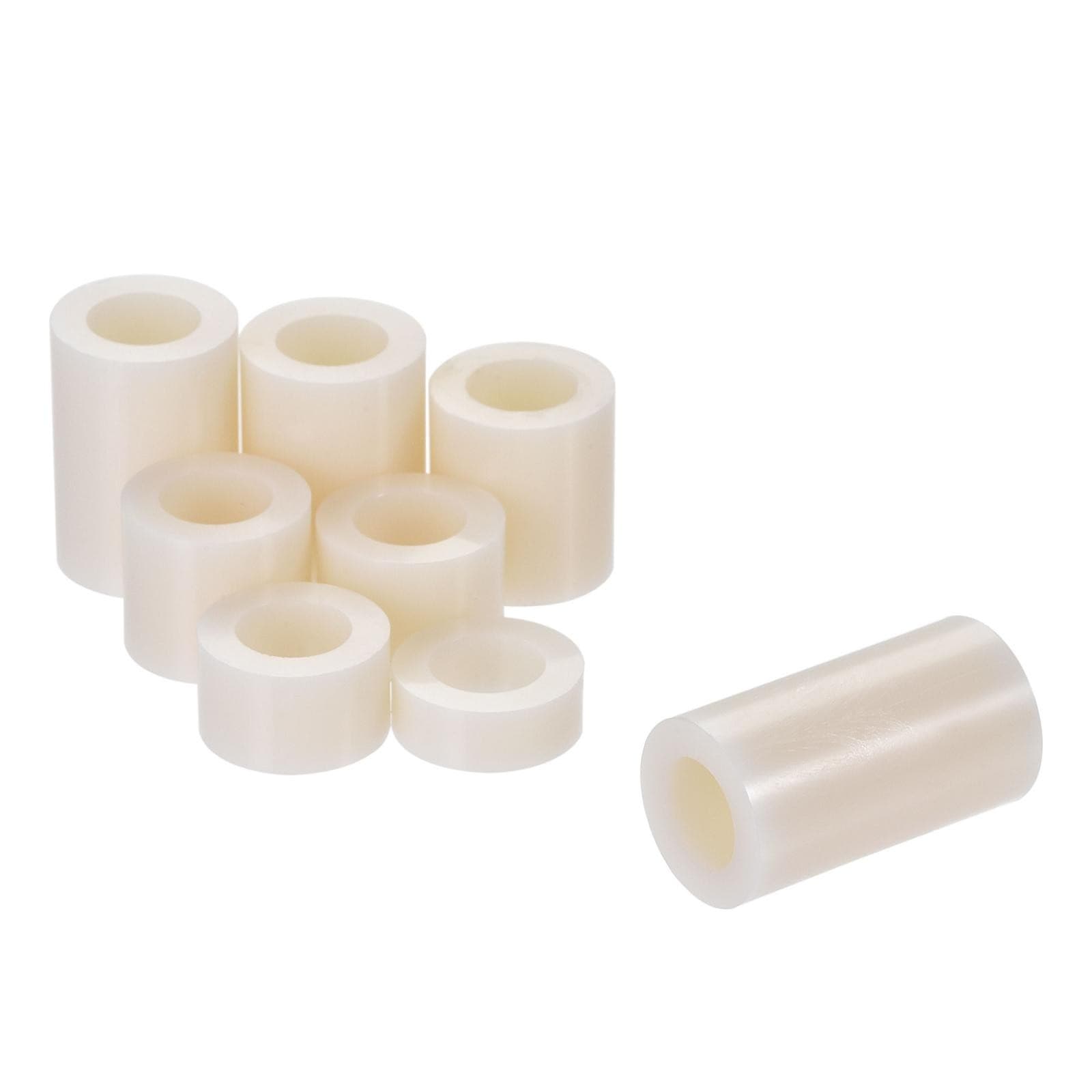68Pcs ABS Round Spacer Assortment Kit ID 8.2mm OD 14mm for M8 Screws 8 Sizes 3