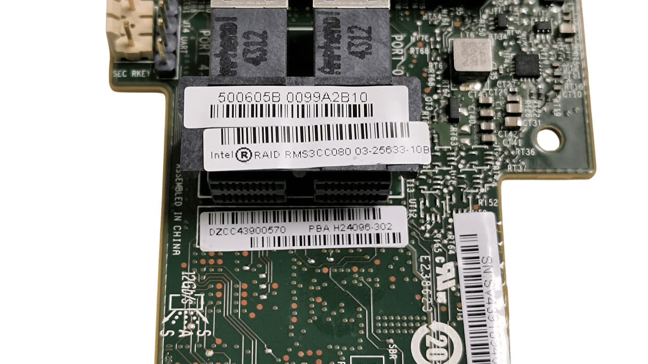 Intel RMS3CC080 8 Port 12Gb Raid Module PBA H24096-302 4