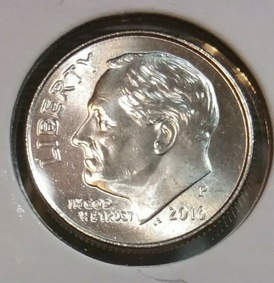 2016 Roosevelt Dime  P - BU - Uncirculated