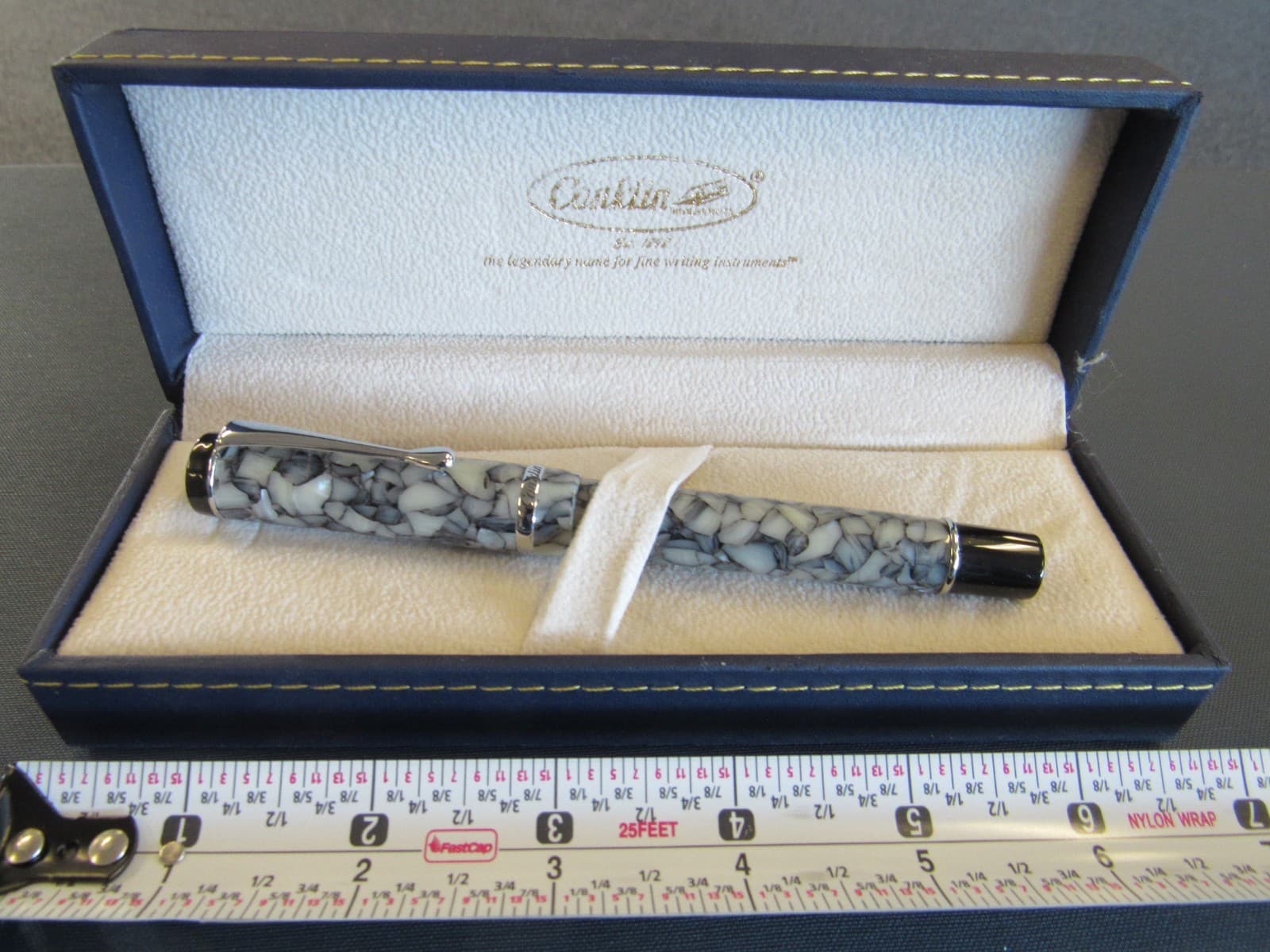 Conklin Duragraph Fountain Pen Cracked Ice