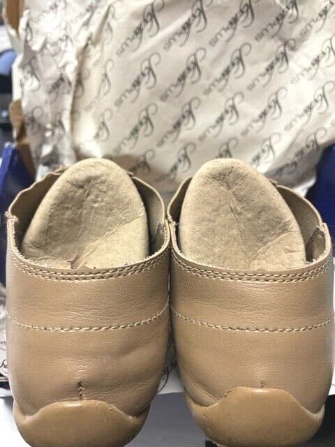 Womens 6 Styleplus Releve #8525 Nude Tan Dance Jazz Flags Colorguard Shoes 6