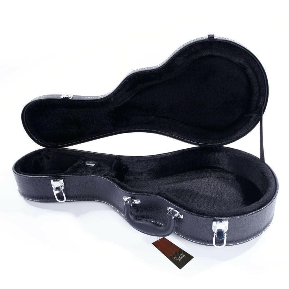 Hot High Quality Protable F-Style Mandolin Artificial Leather Case Black 3