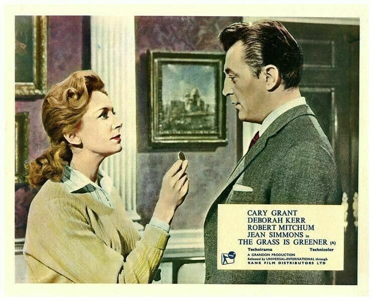 The Grass Is Greener Original Lobby Card Deborah Kerr Robert Mitchum 1960
