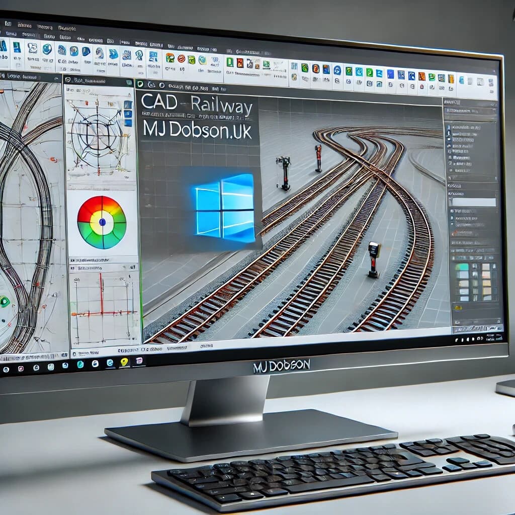 Model Train OO Gauge Hornby Model Train Plans – CAD Layout Designs USB 5