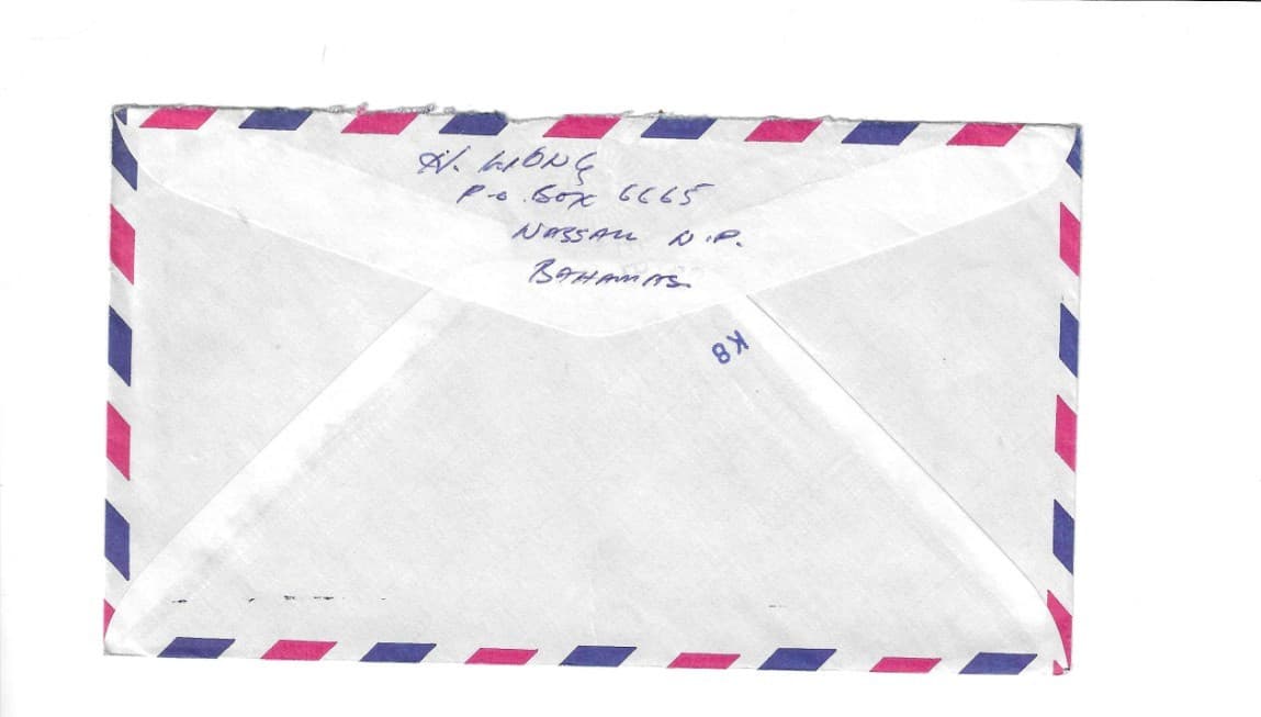 BAHAMAS 1980 Cover with Slogan Cancel (Rotary) sent to U.S. 2