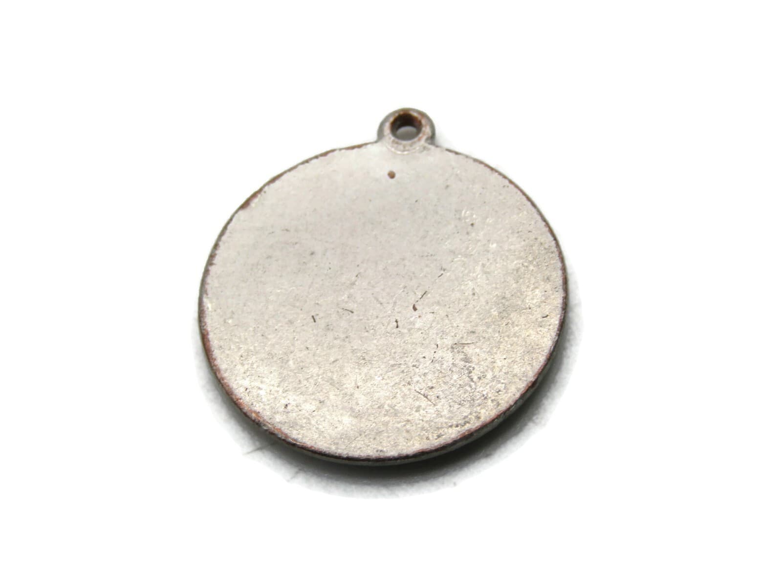 Mandala Necklace Charm Silver Tone 3