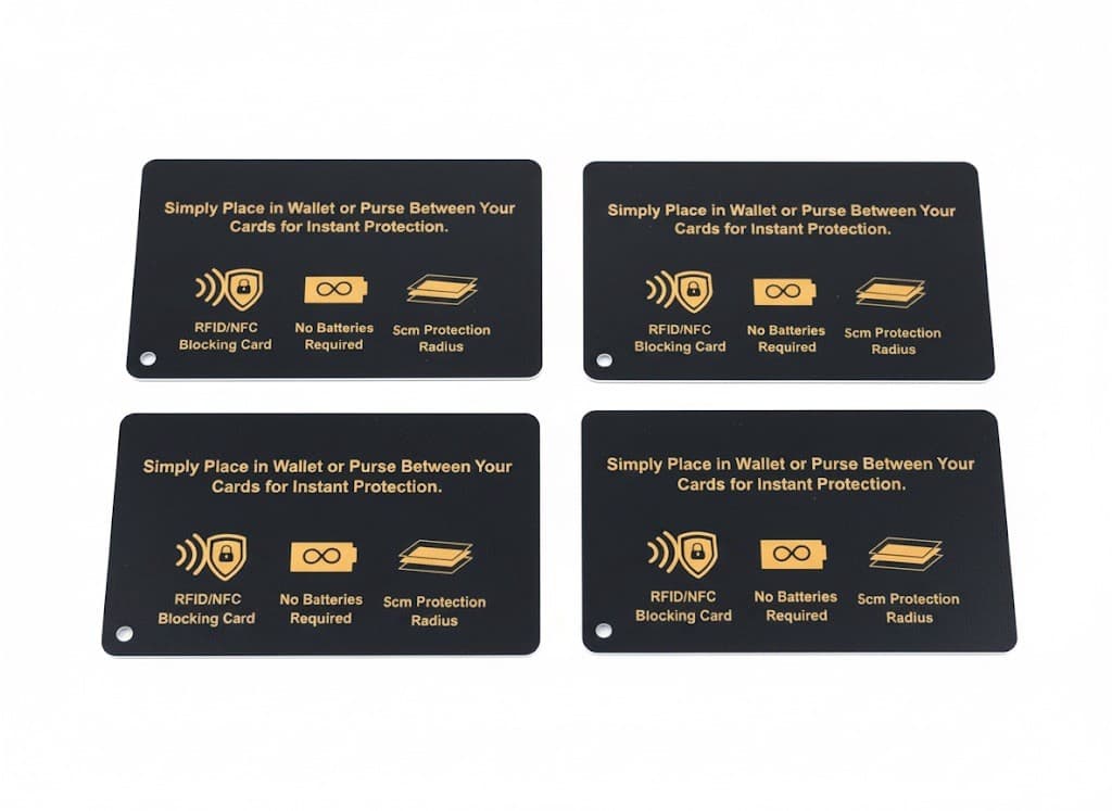 RFID NFC Blocking Card AntiTheft Wallet Protection Pack Of 4 2