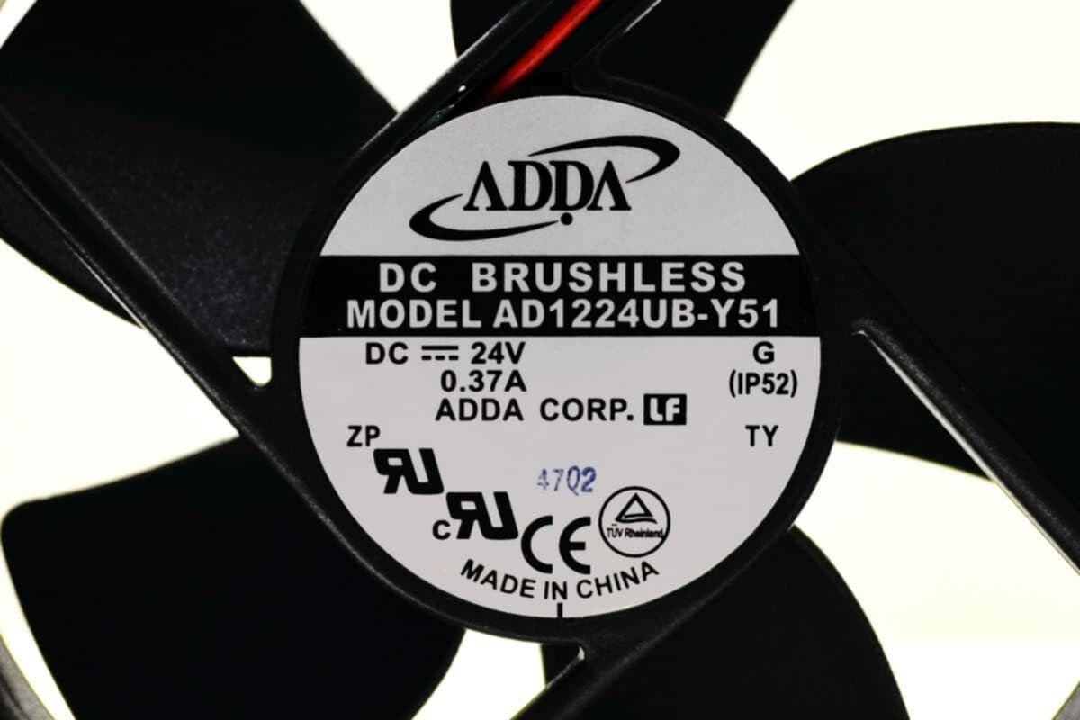 ADDA AD1224UB-Y51 120MM 24V Ultra High Speed DC Fan (Brand New) 4