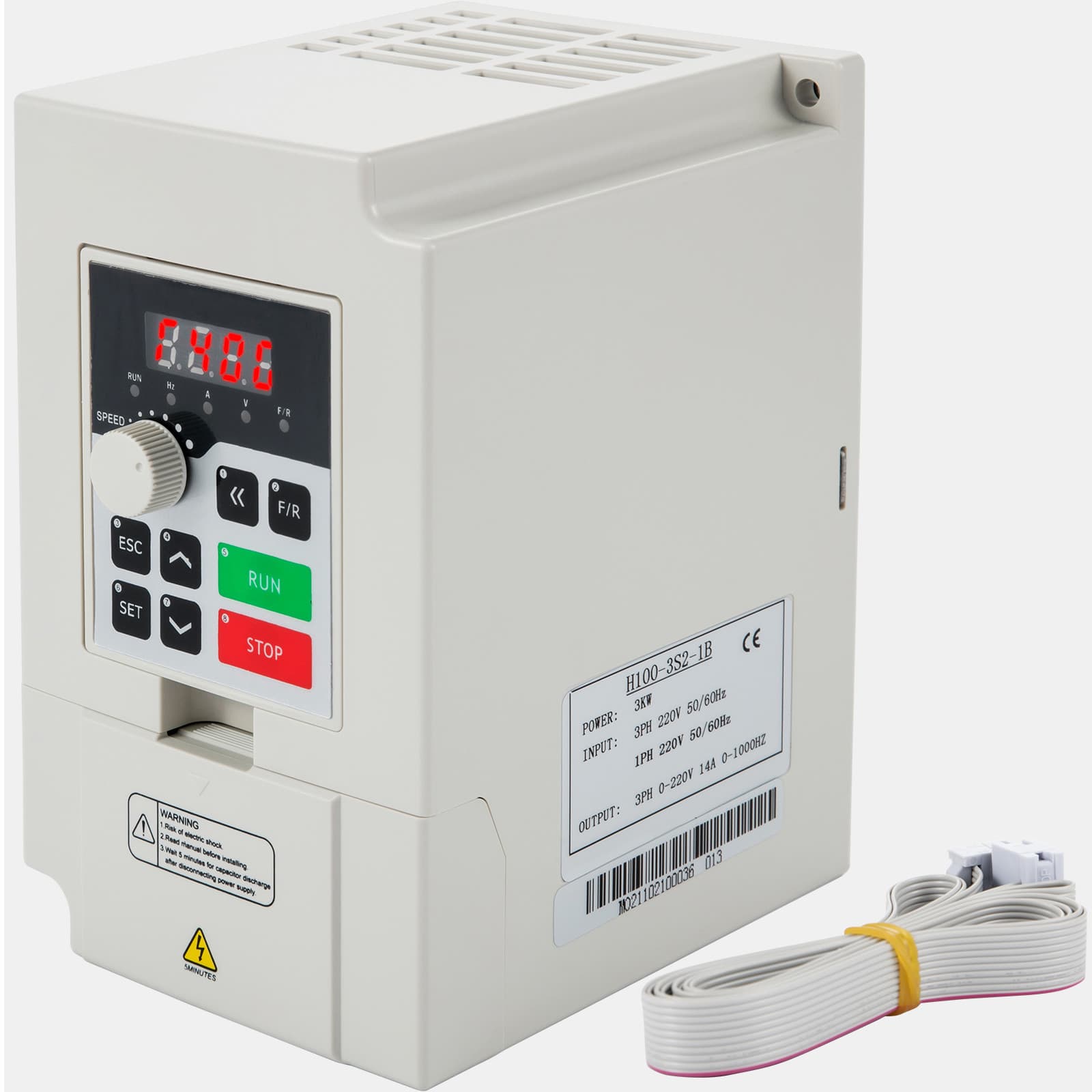 Uimoso 3KW 4HP 220V Variable Frequency Drive Inverter Converter 1 To 3 Phase VFD