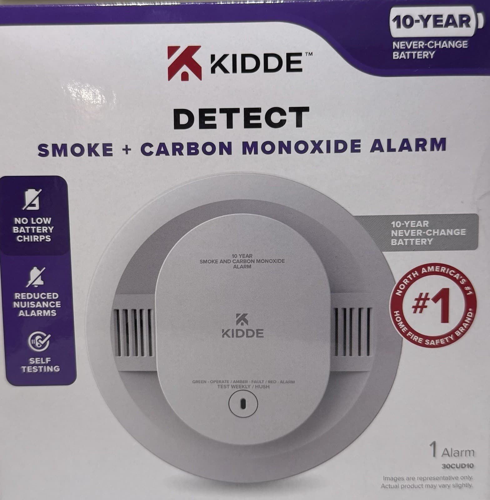 KIDDE Detect Smoke + Carbon Monoxide Alarm