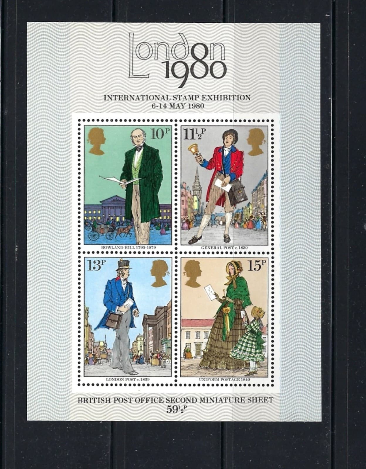 Great Britain: Sc#874a SS London 1980 International Exposition MNH NEW VF 70905