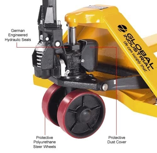 Pallet Jack 5500-Lb. Capacity Pallet Truck - 27"W x 48"L Forks - Industrial Duty 6