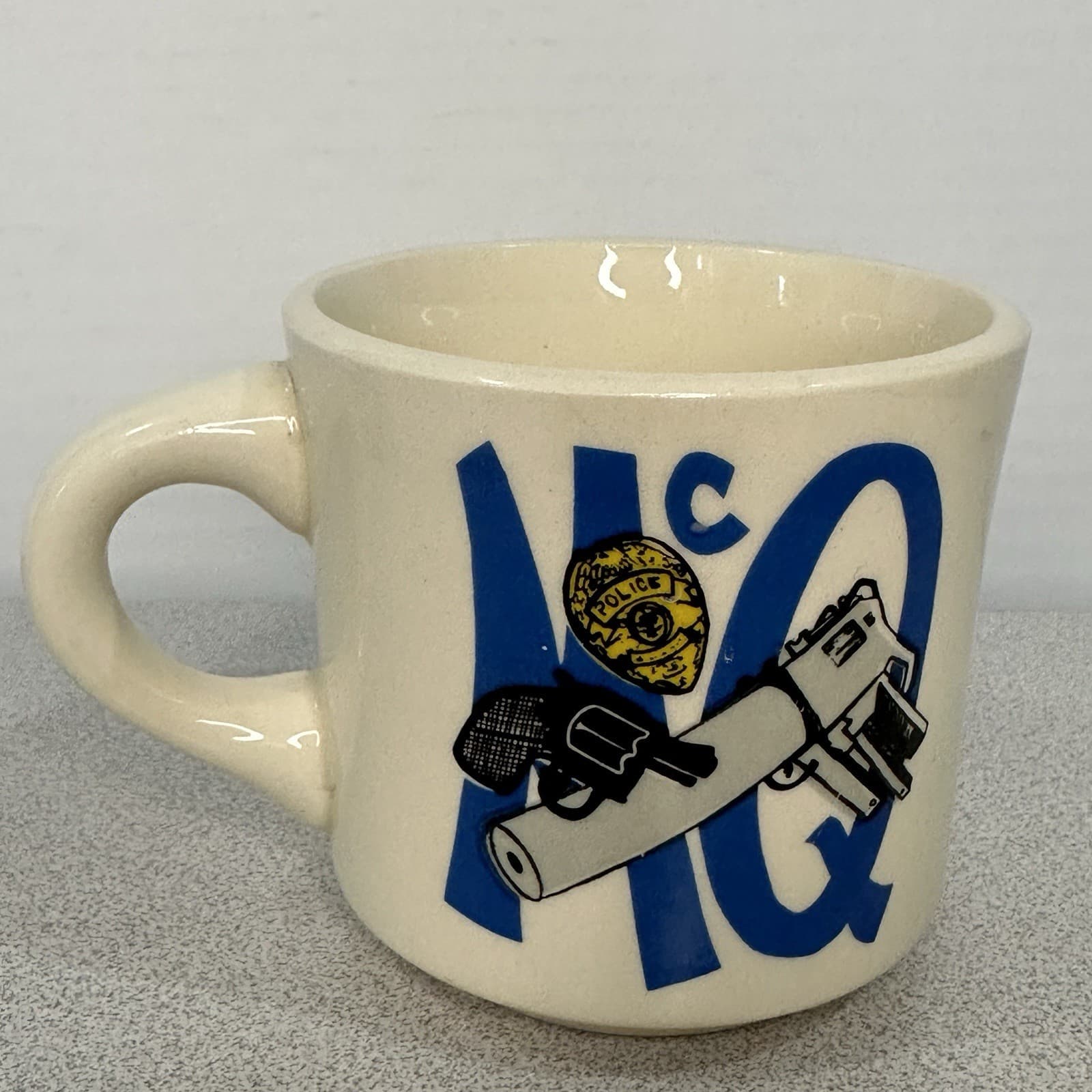 McQ - John Wayne Movie Mug - Police & Guns - Hard To Find - Good Luck John Wayne