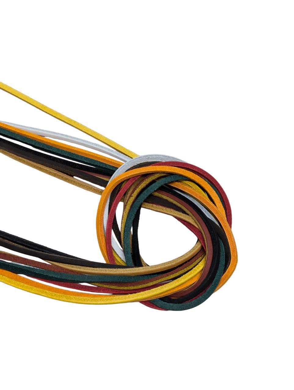 NEW 2024 COLORS! Rawhide Leather Shoe Laces 1/8" x 72" Singles, Pairs, Wholesale 3