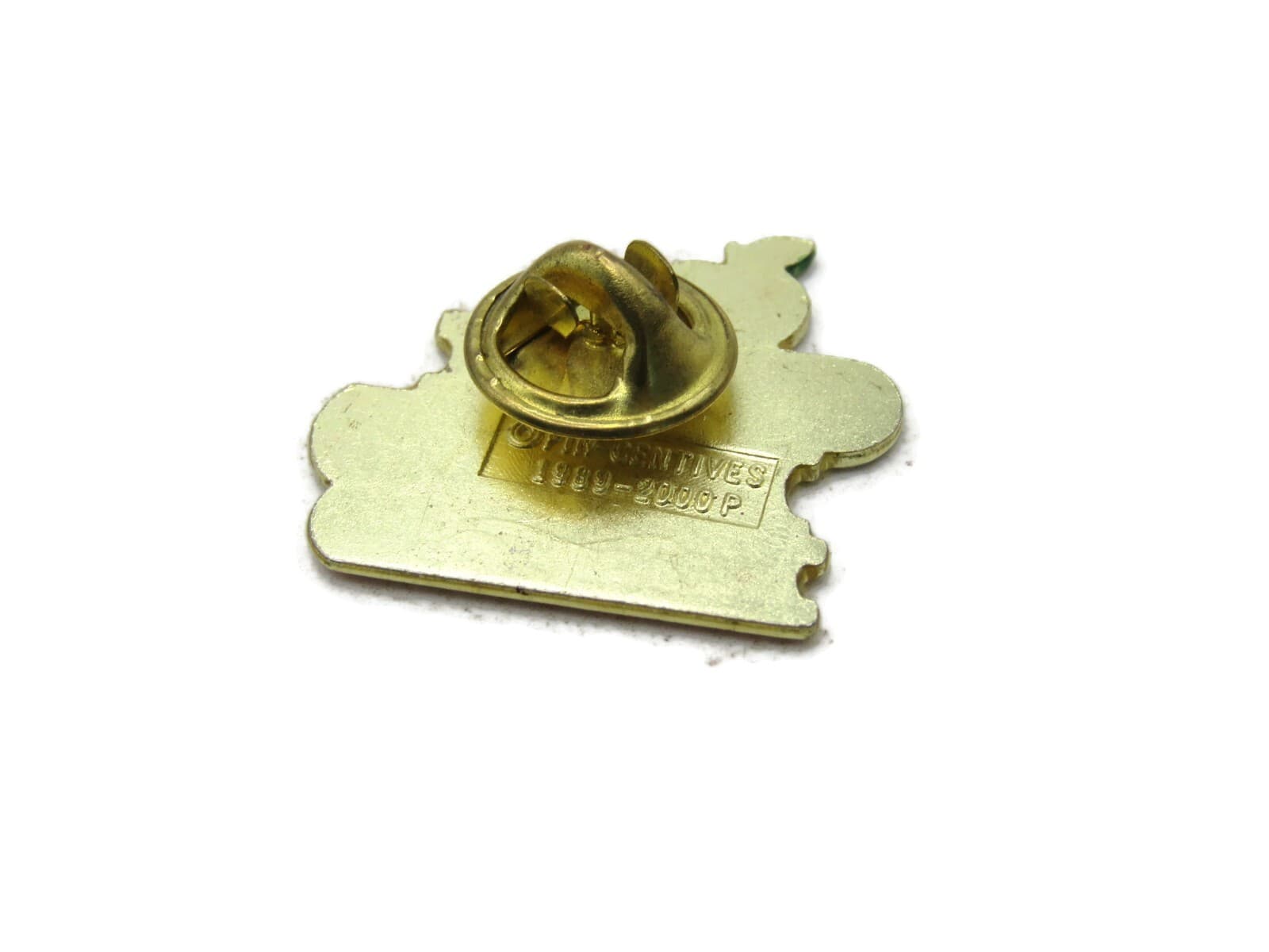 Books & Apple Teachers Gift Pin Gold Tone 3