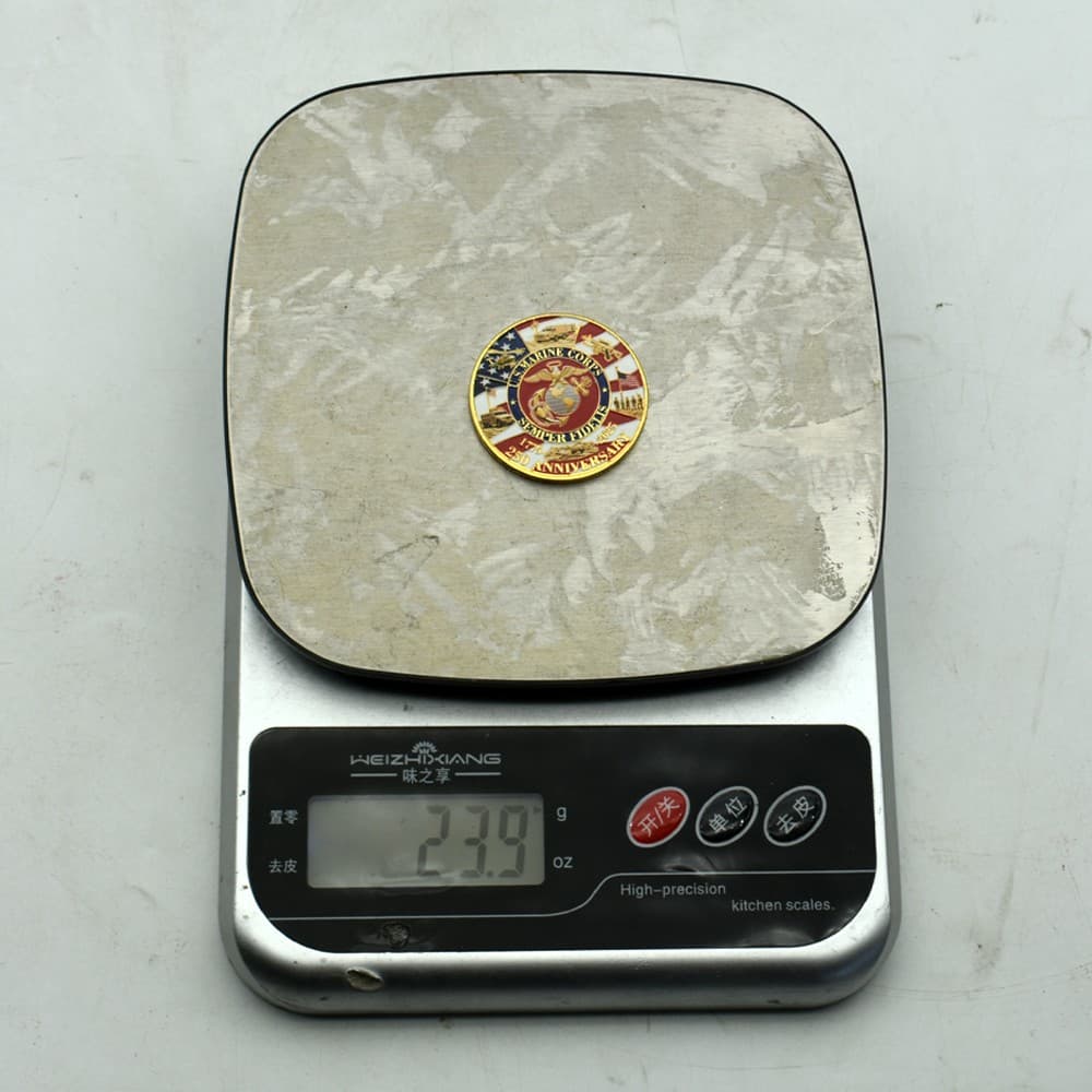 US Marine Corps 250th Anniversary Challenge Coin Commemorative Medal 6