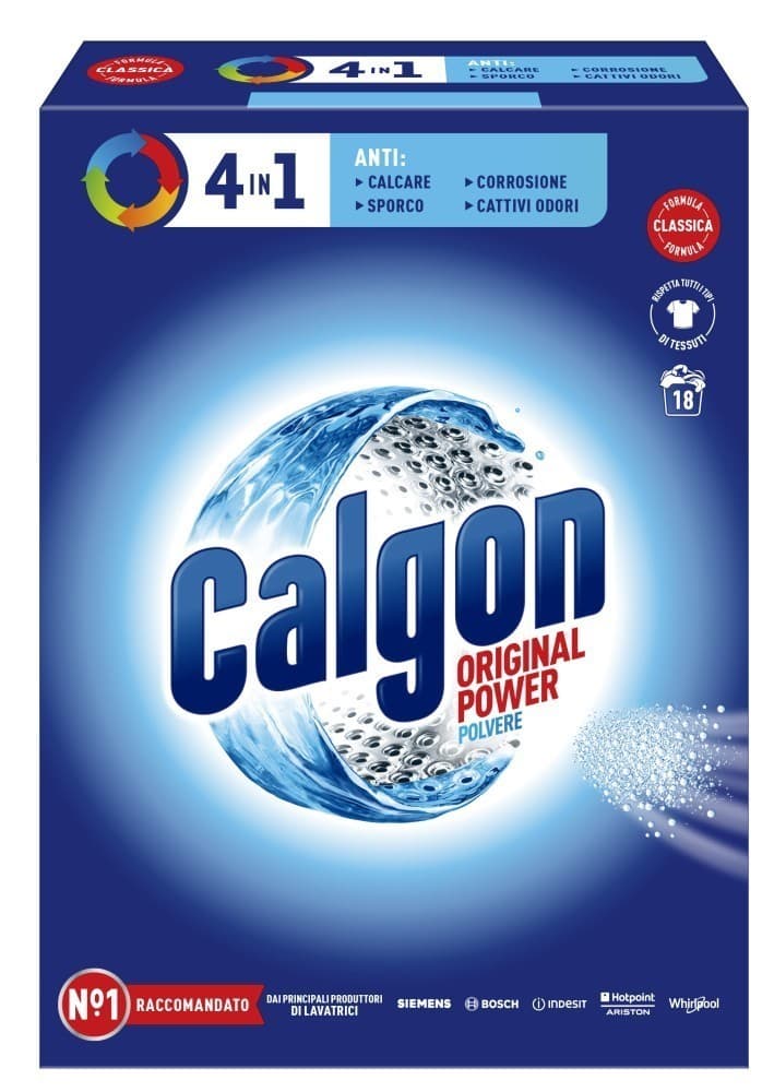 Calgon Antiscalant Washing Powder 900 Grams 4 In 1 Made In Italy