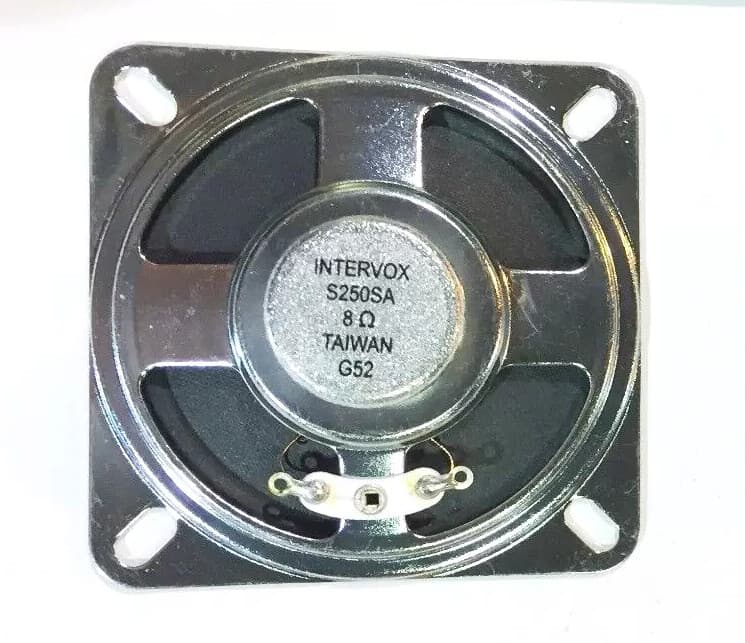 (1x) 0.5W /0.8W - 8 Ohm - 5000 Hz - 66.5mm Square Miniature Speaker 350Hz - 5KHz 2