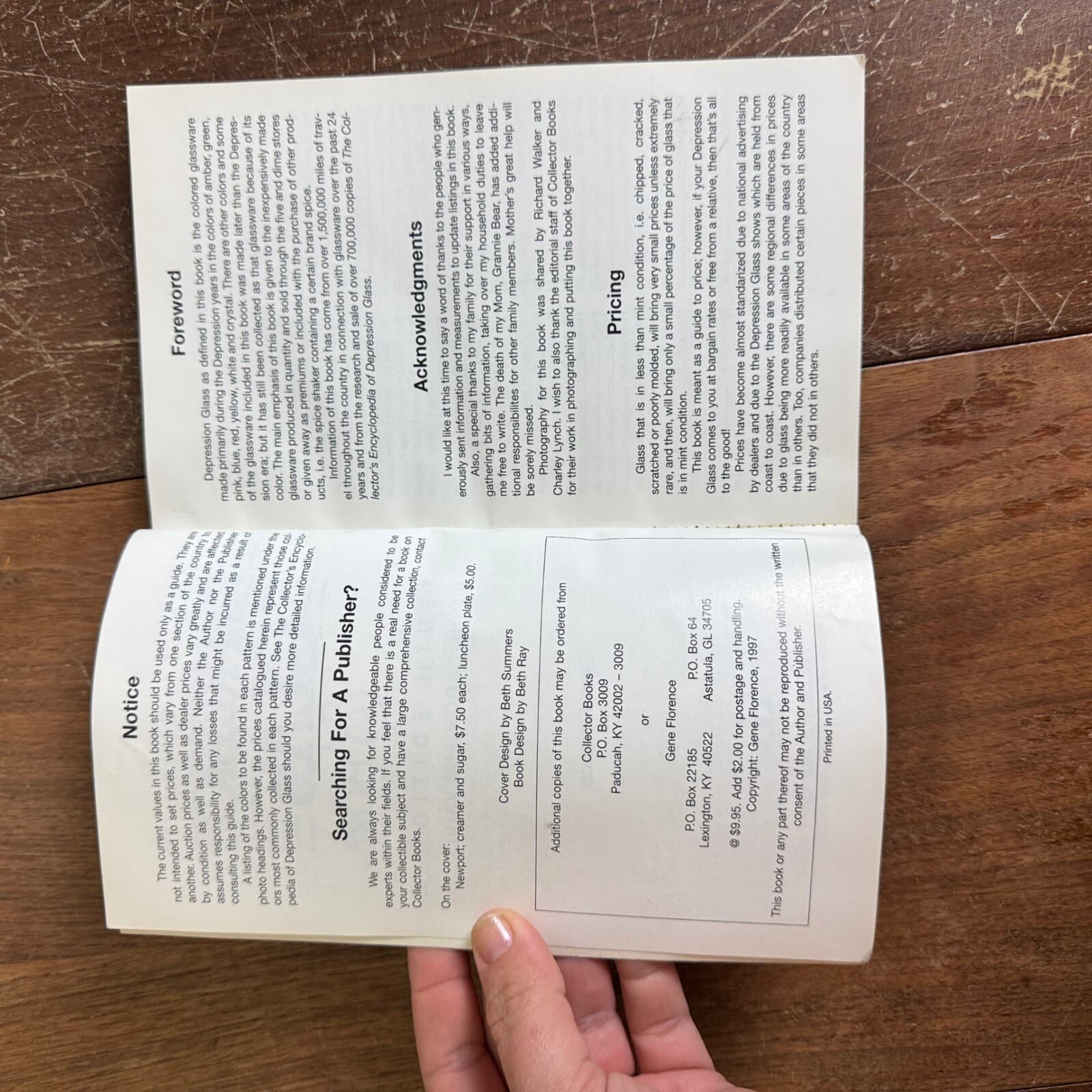 Pocket Guide to Depression Glass & More 1920s-1960s Identification Values 6