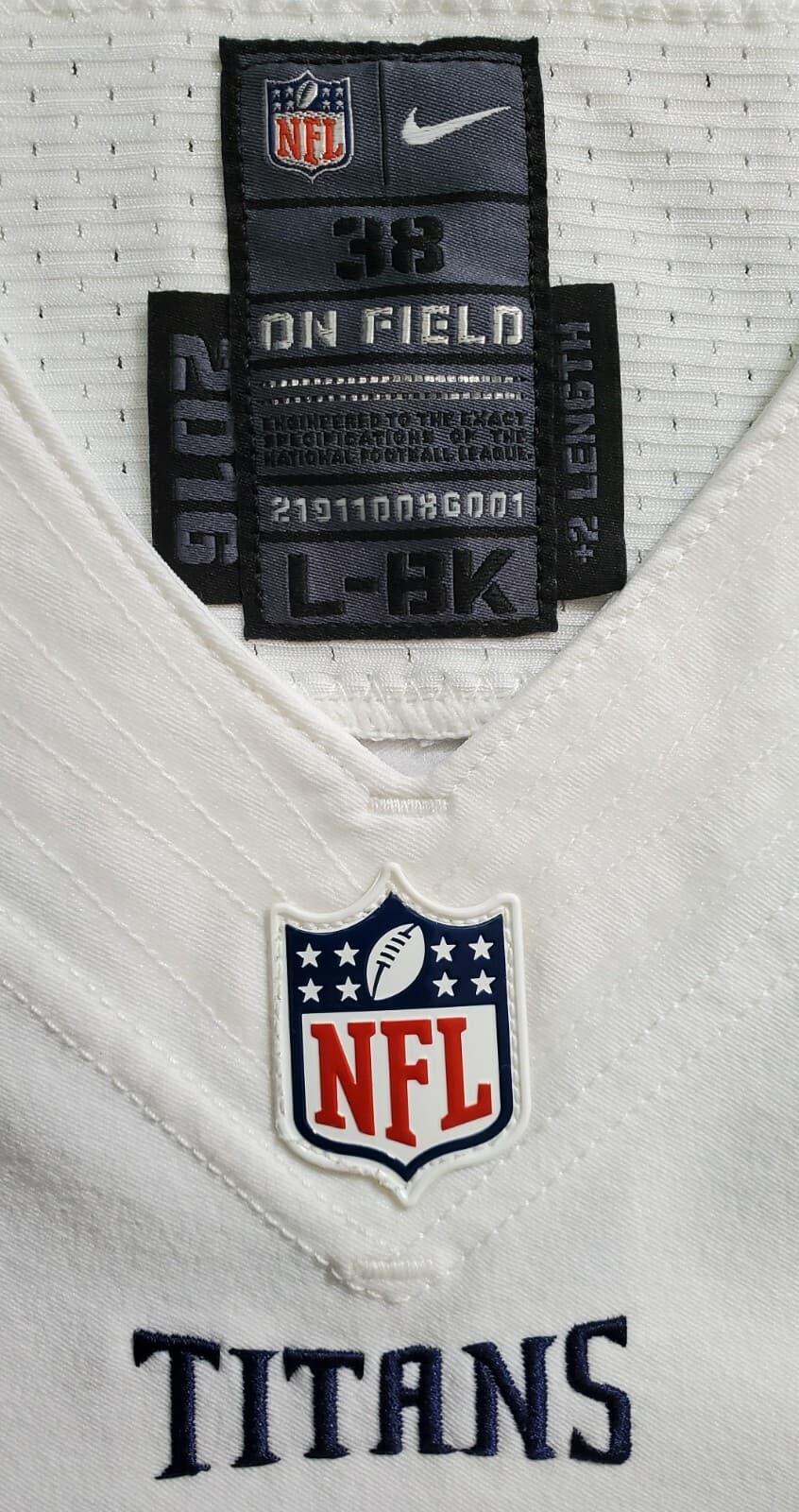 Tennessee Titans #86 Andrew Turzilli NFL Game‑Issued Road Jersey - 86001 6