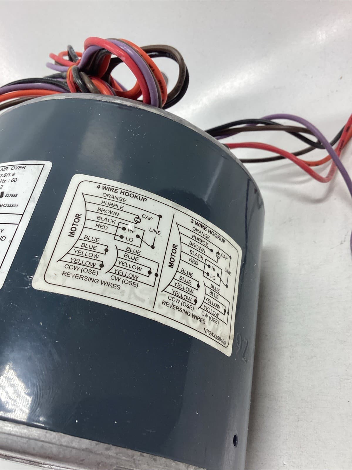 PROTECH 51-23053-21 Condenser Fan Motor 1/3HP 4