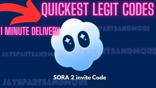 Sora 2 Open Ai  Invite Code - 24/7 ONE MINUTE DELIVERY QUICKEST GUARANTEED CODES 4