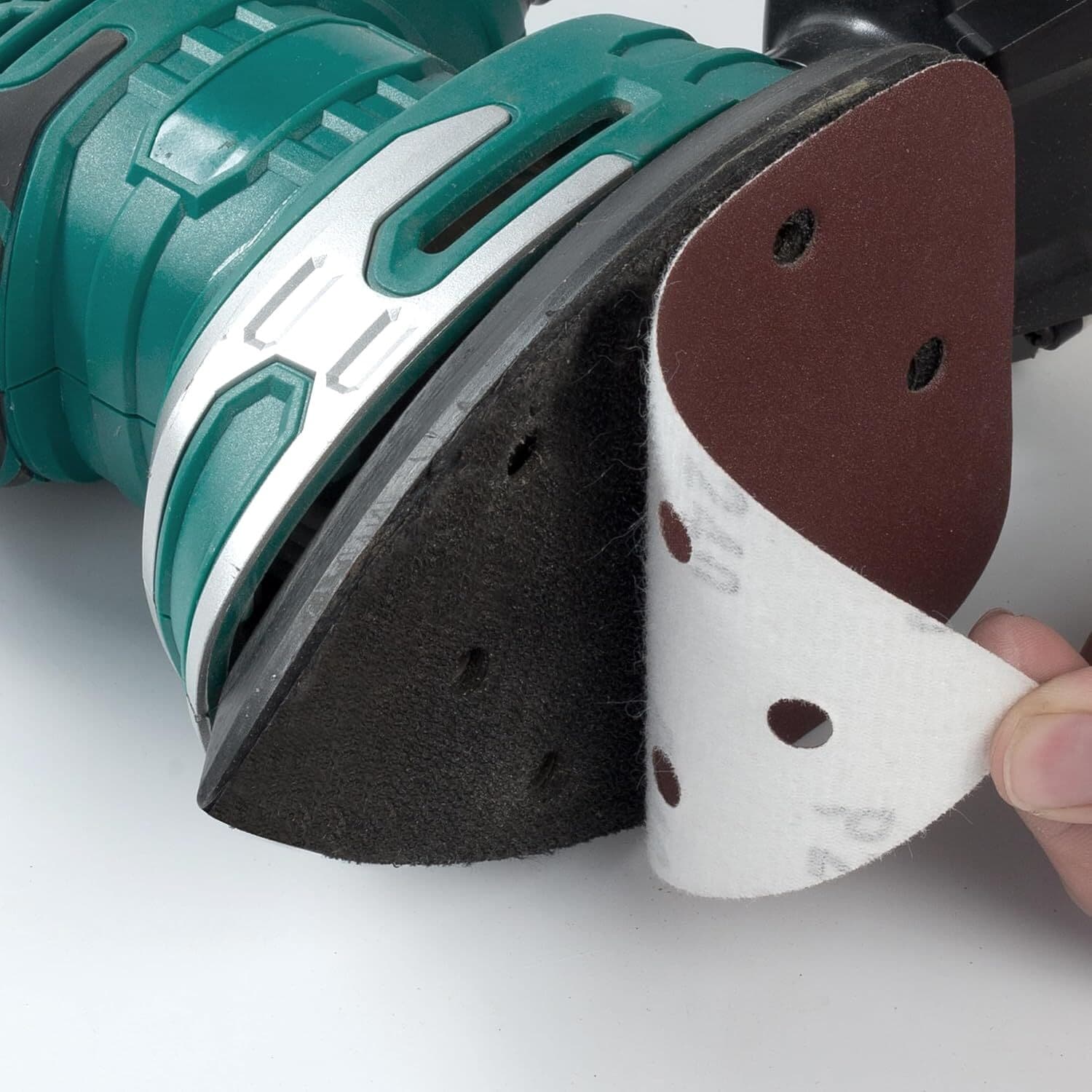 60PCS Mouse Detail Sander Sandpaper Hook Loop Sanding Pads Sheets P60-240 5