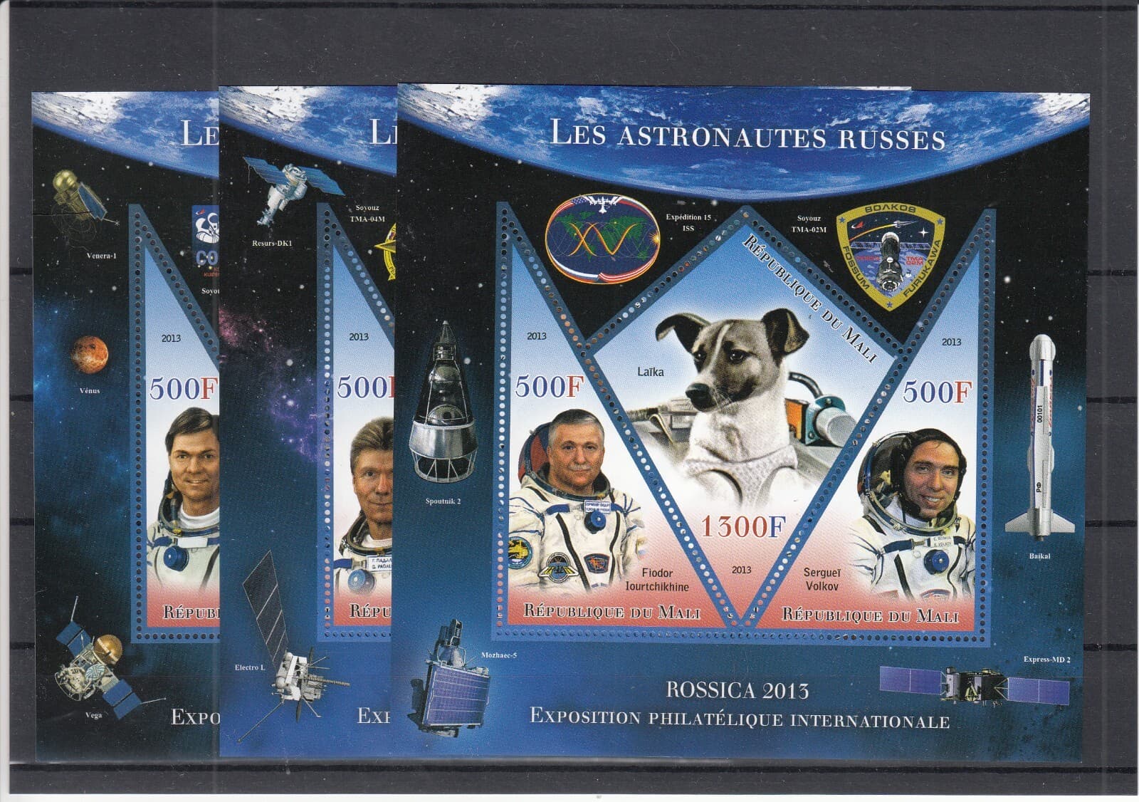 PK23260/ MALI - ASTRONAUTS – 2013 COMPLETE SET OF 39 MINT MNH BLOCKS 3